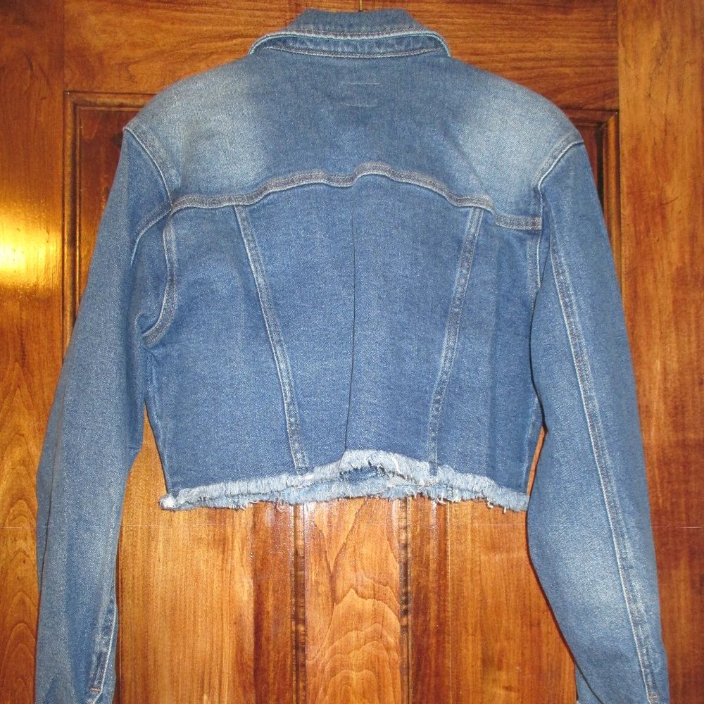 Guess Denim Crystal Jacket - image 3